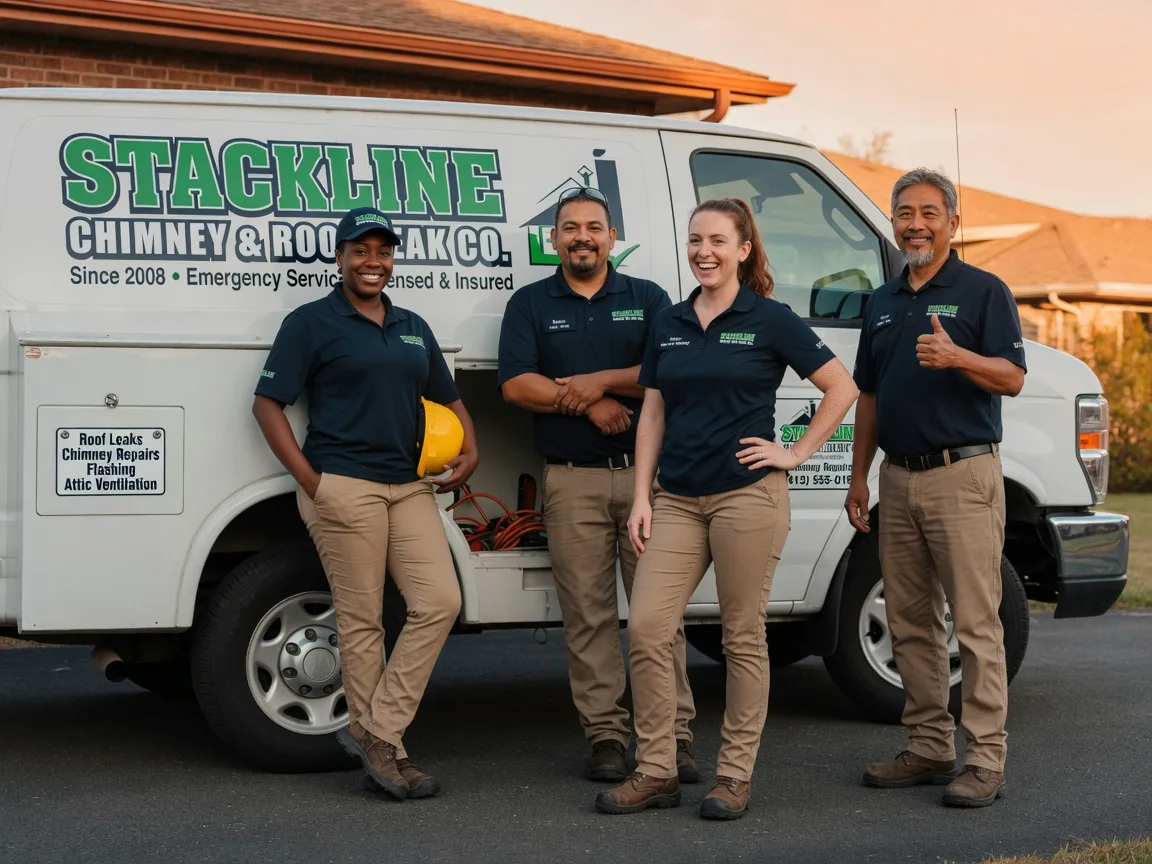 Chimney flashing repair company in Garden Grove, IA